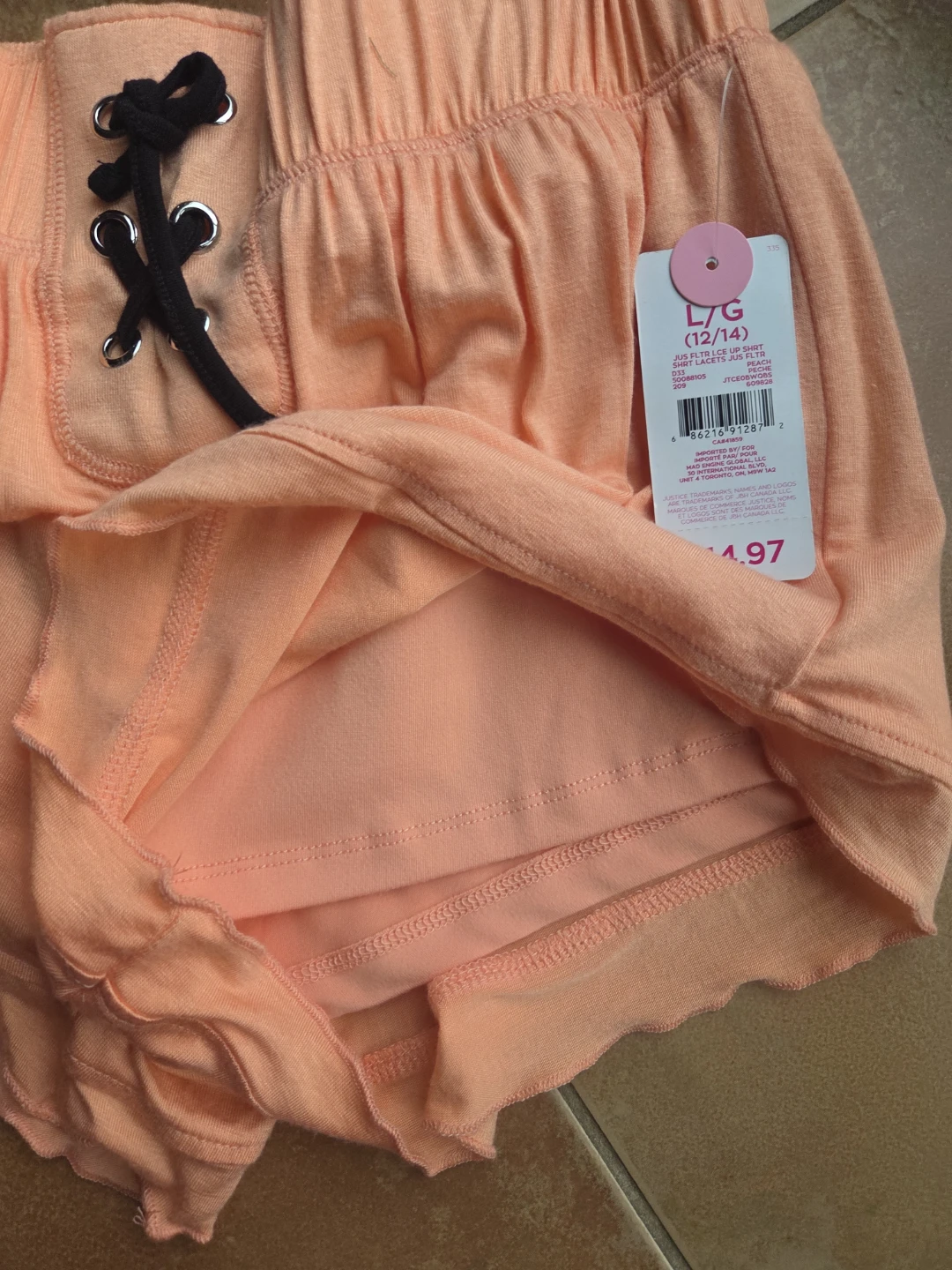 Girls Orange L/G (12/14) Shorts - photo 4
