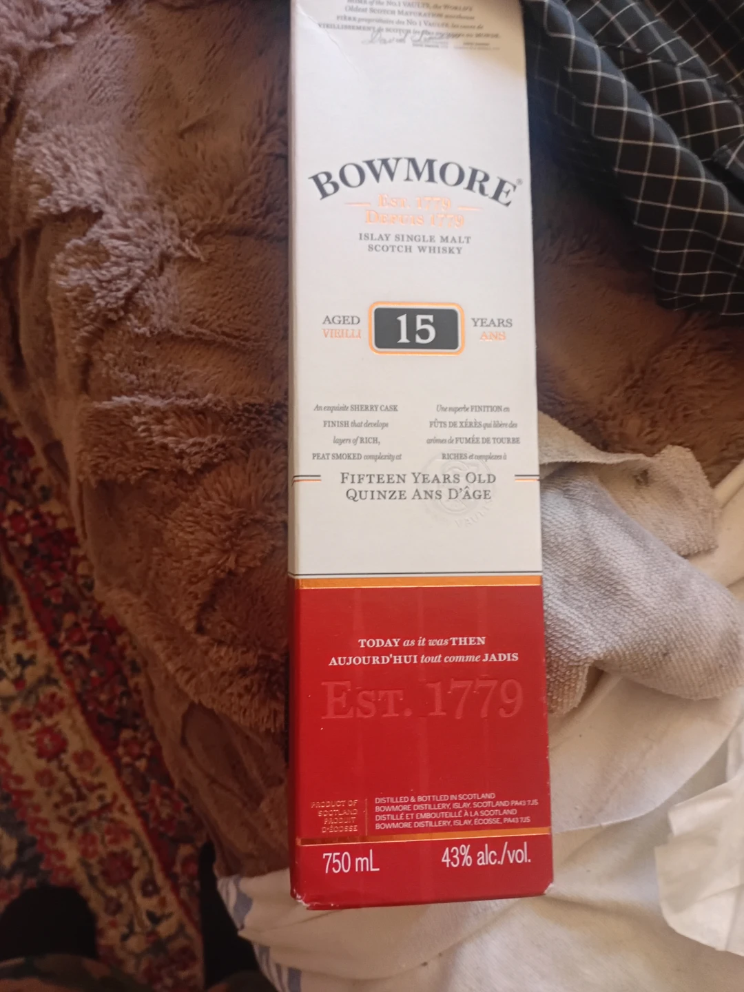Bowmore 15 Year Old Islay Single Malt Scotch Whisky
