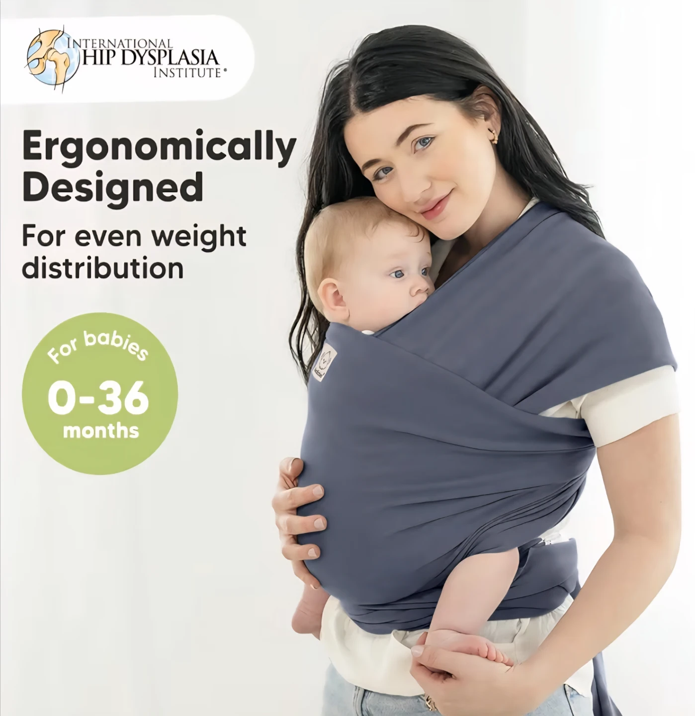 KeaBabies Nestling Baby Wrap Carrier - photo 2