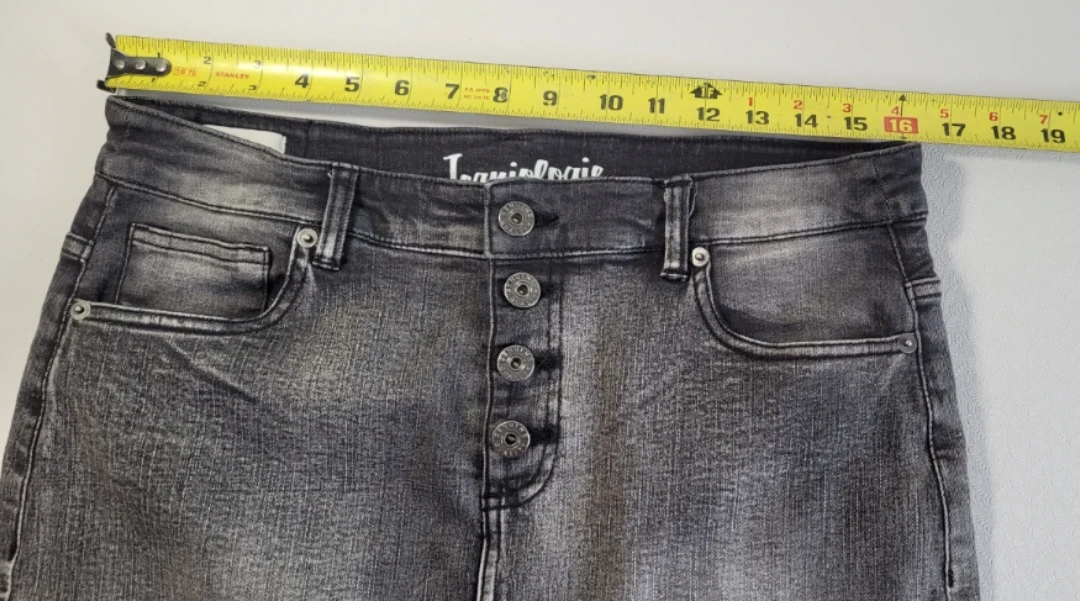 Black Denim Skirt -Size M - photo 4