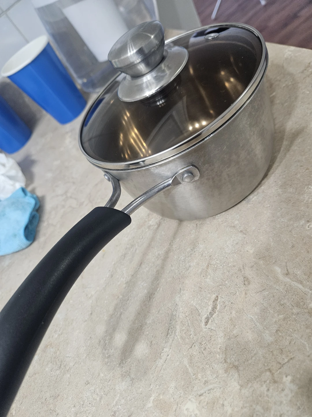 Stainless Steel Saucepan with Lid