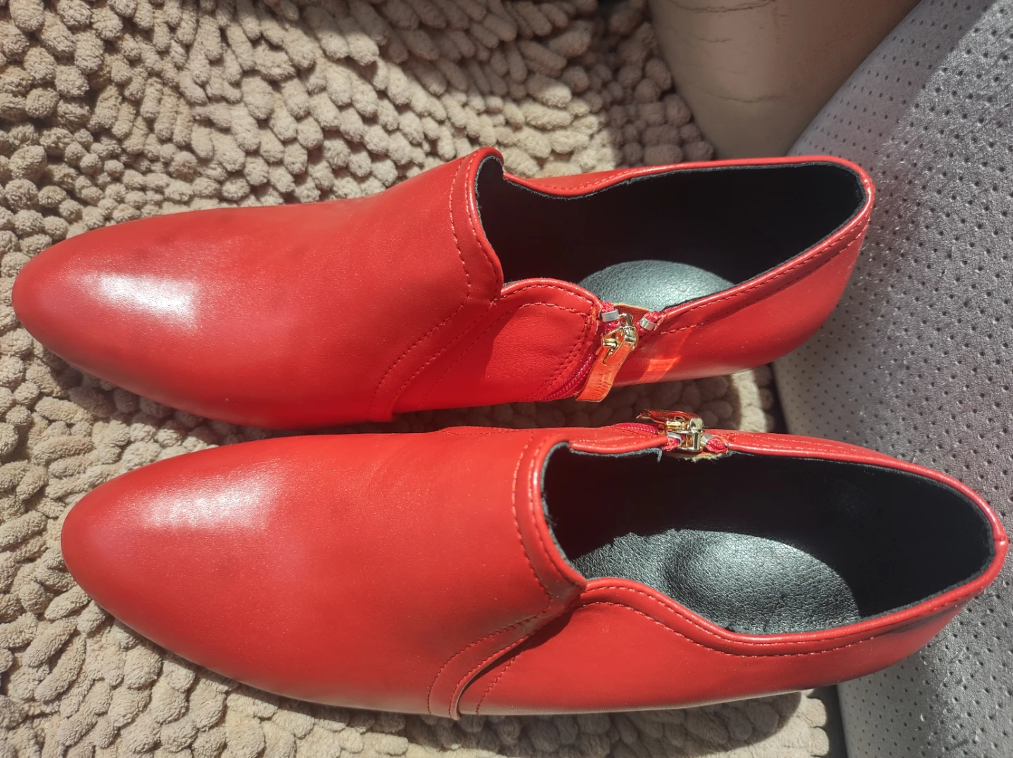Red Ankle Boots Size 38 - photo 2