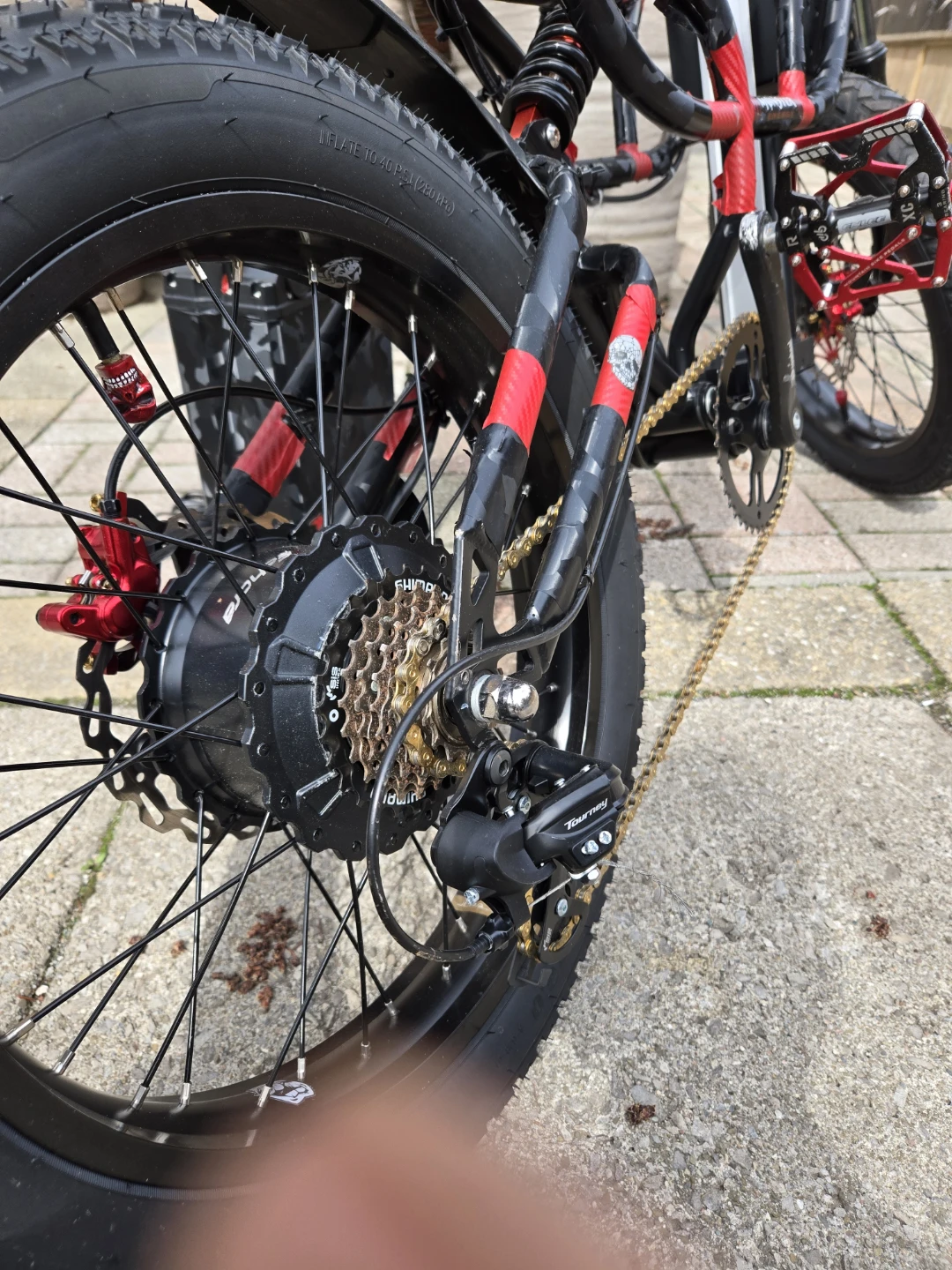 Electric Fat Tire Bike with Removable Battery - photo 2