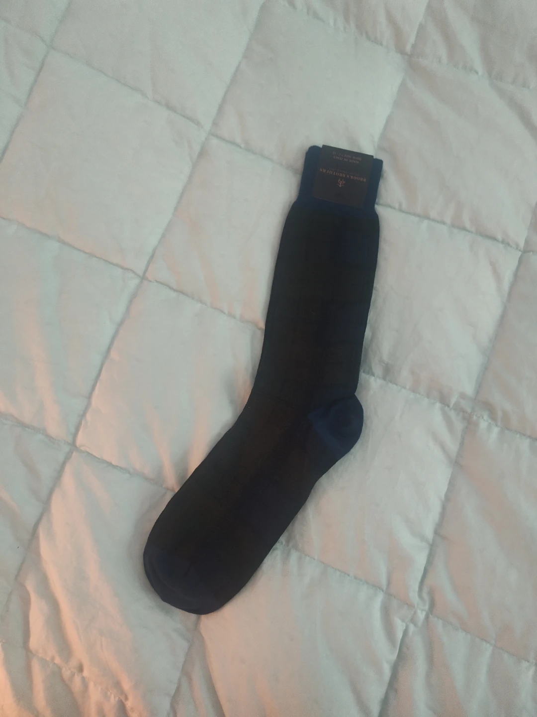 Brooks Brothers Men's Dress Socks - Navy Blue and Green