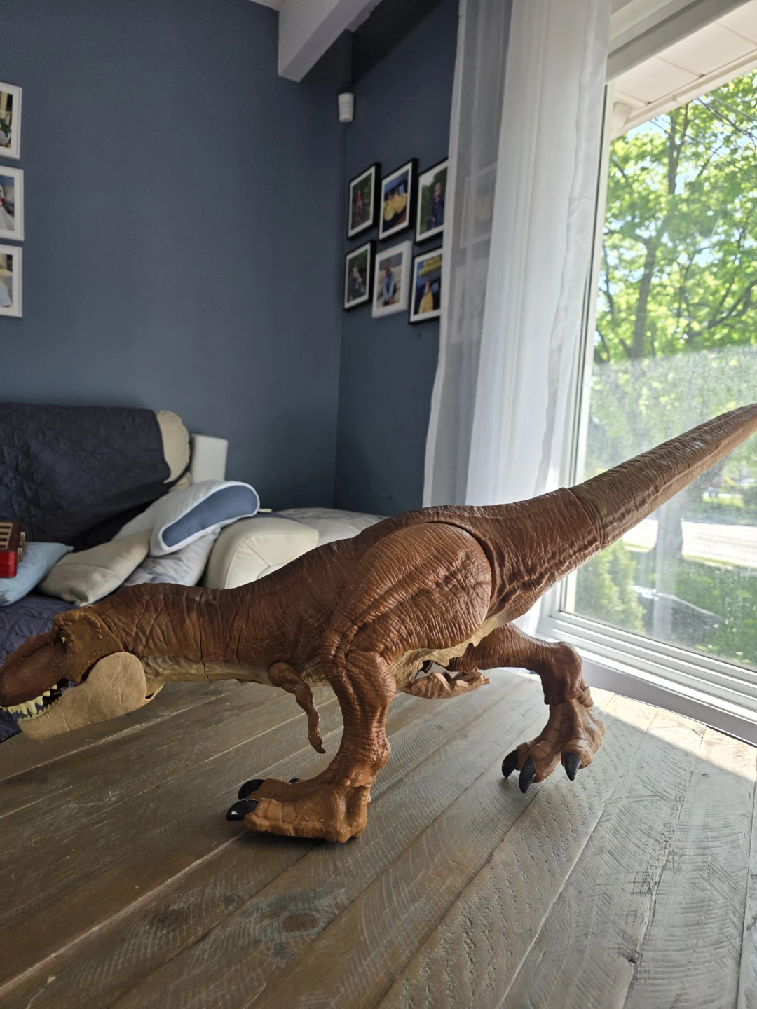 Large Brown Dinosaur Toy