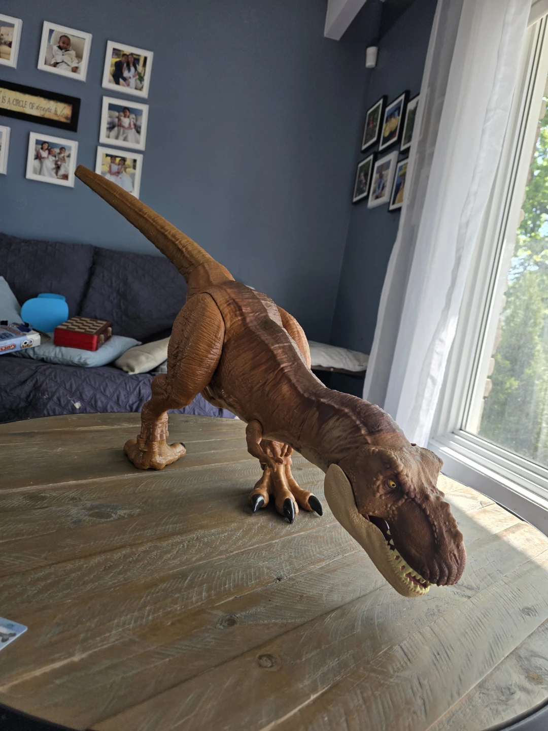 Large Brown Dinosaur Toy - photo 2