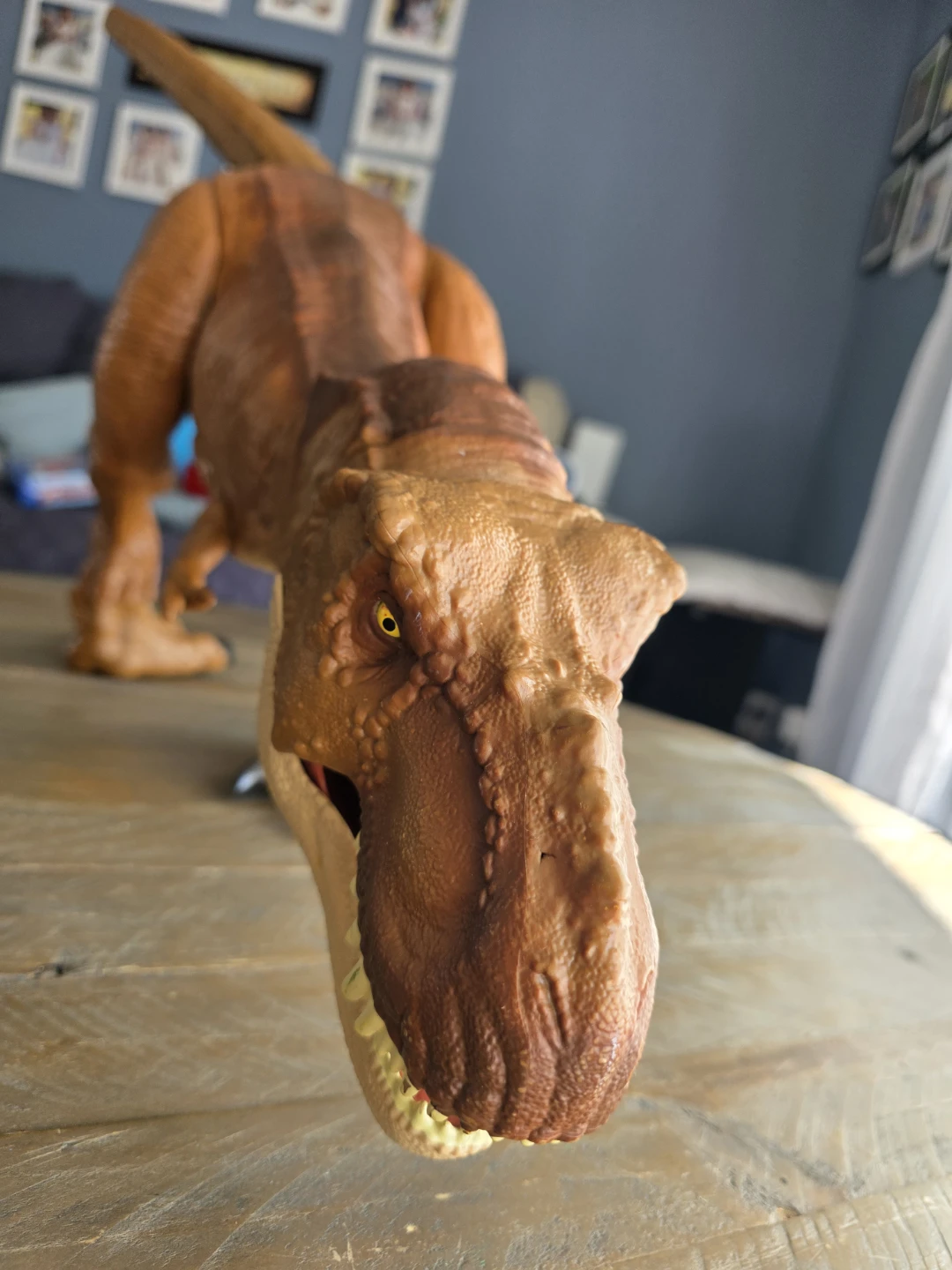 Large Brown Dinosaur Toy - photo 3