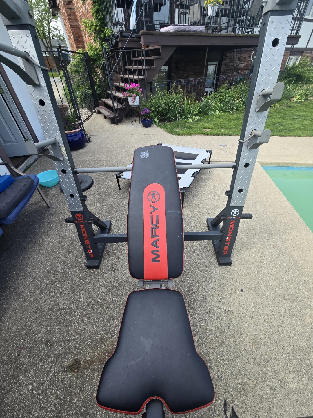 Marcy Bench Press and Squat Rack - photo 3
