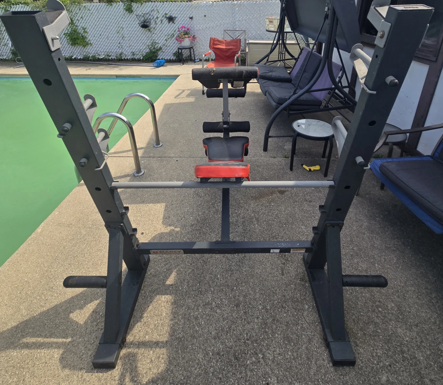 Marcy Bench Press and Squat Rack - photo 4