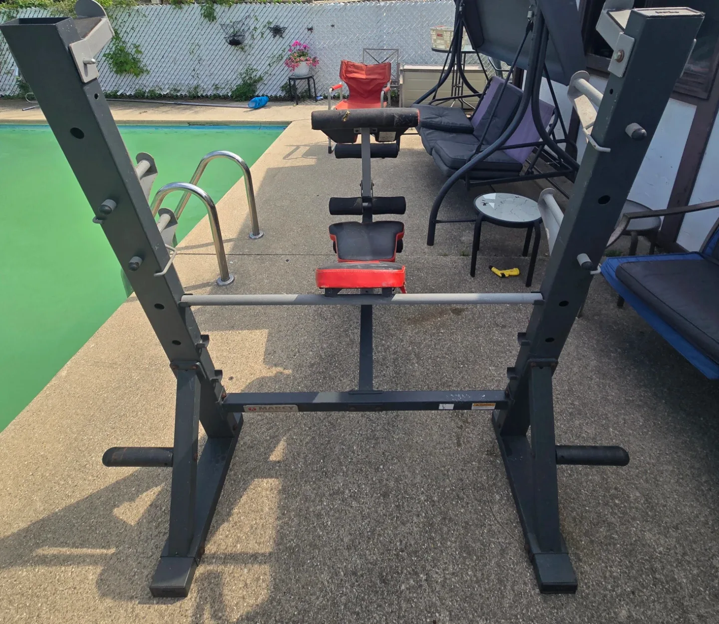 Marcy Bench Press and Squat Rack - photo 4