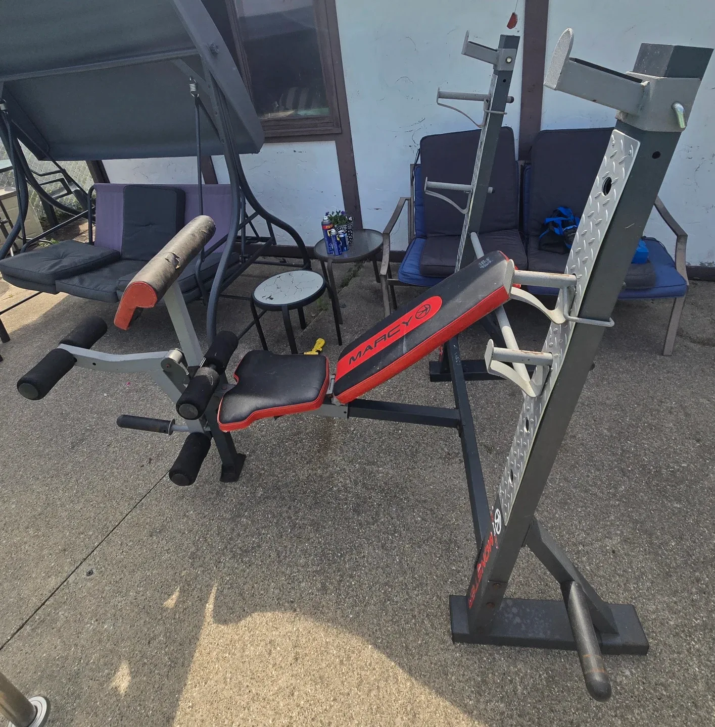Marcy Bench Press and Squat Rack - photo 5