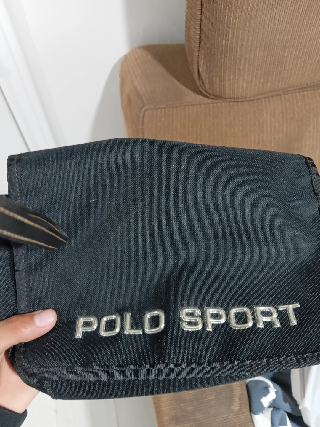 Polo Sport Black Messenger Bag