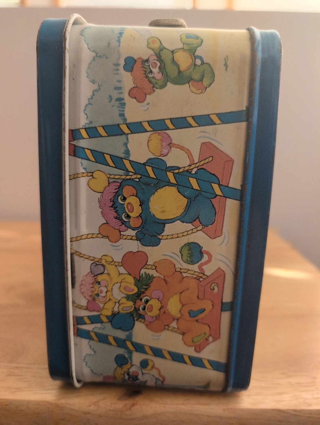 Vintage 1986 Popples Tin Lunch Box Aladdin ( No Thermos) - photo 4