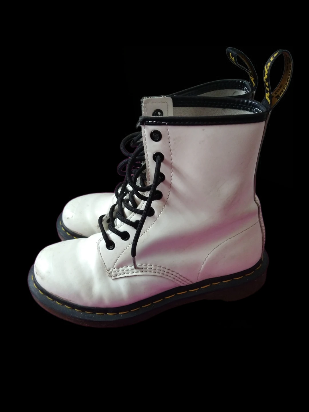 Dr. Martens White Boots Women's Size 7 - photo 2
