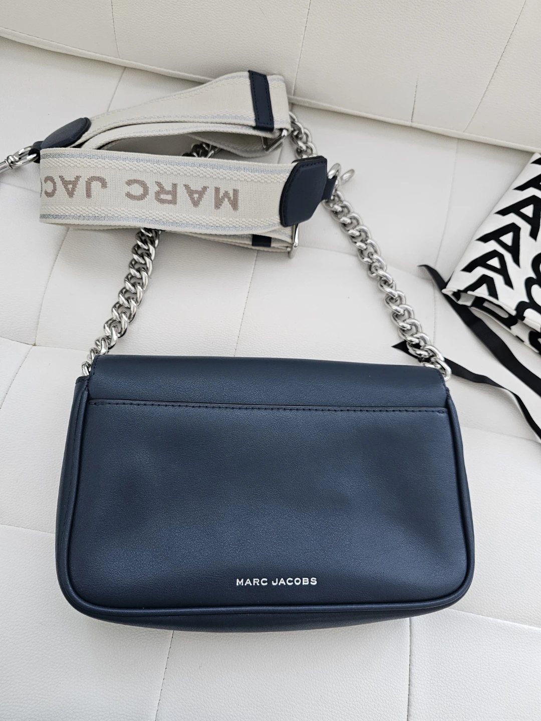 Authentic Marc Jacobs The J Link Shoulder Bag Navy - photo 3