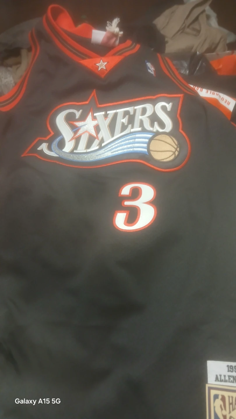 Mitchell & Ness Allen Iverson 76ers Authentic Road Jersey Size L - photo 3