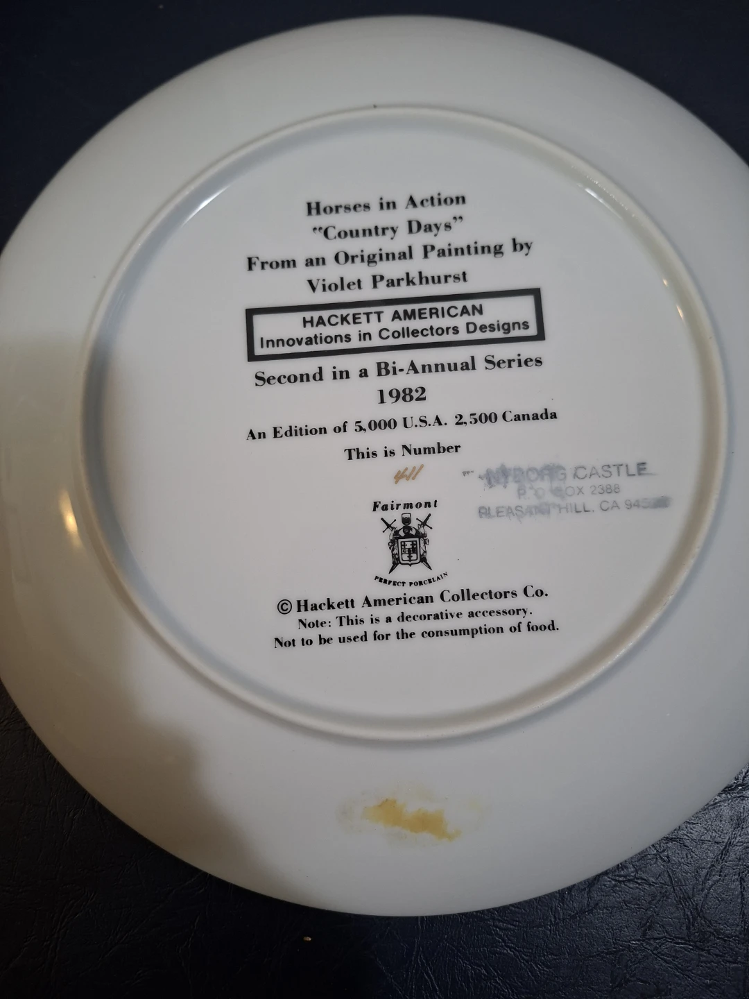 Hackett American "Country Days" Decorative Plate - photo 2
