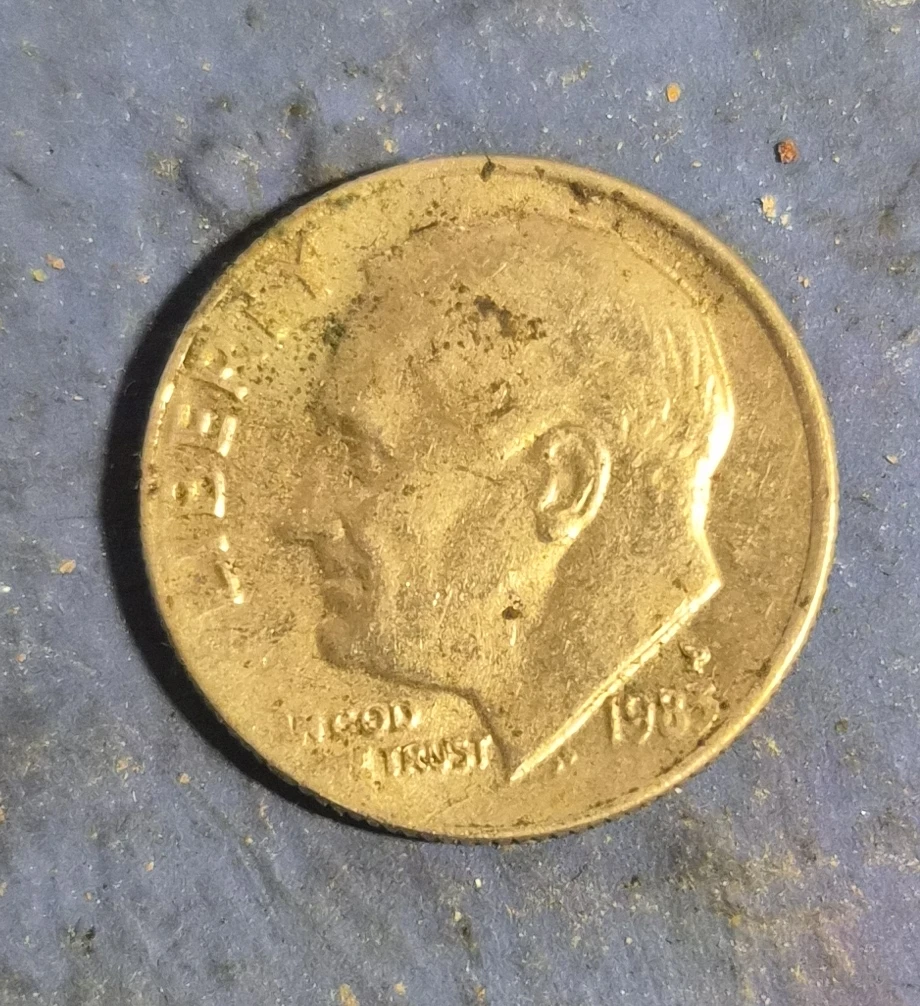 Mixed Coins - Quarters, Dimes, and Foreign Coin - photo 3