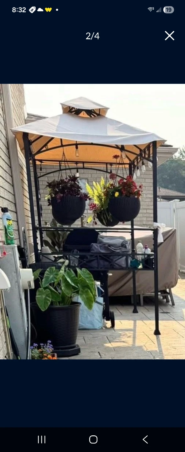 Gazebo with Hanging Planters - photo 4