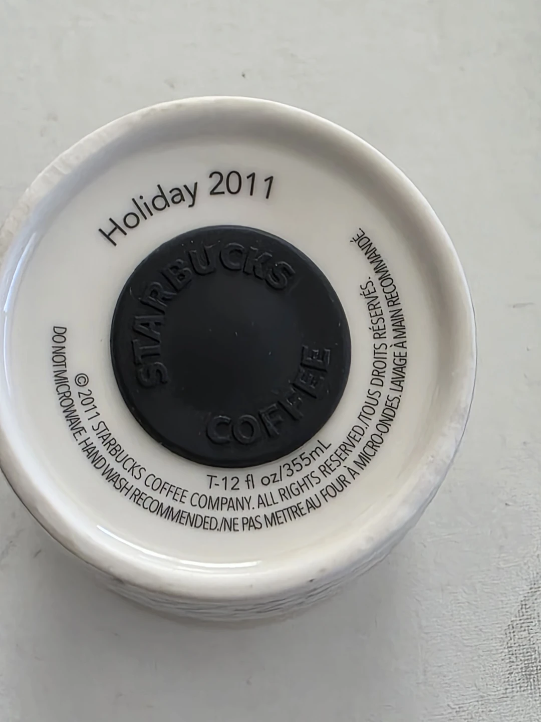 Starbucks Holiday 2011 Travel Mug - photo 4