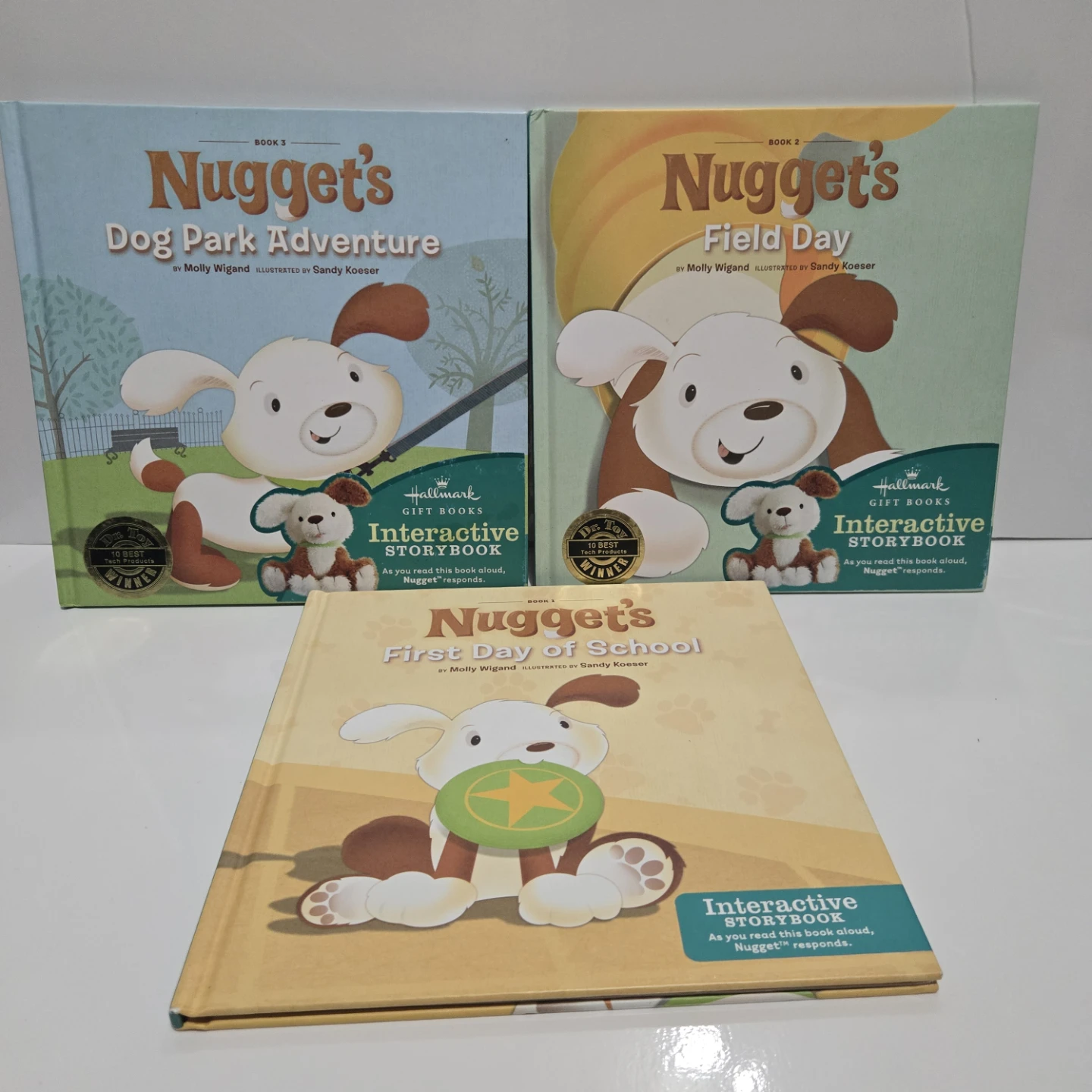 Hallmark Gift Books Nugget's Interactive Storybooks (Set of 3)
