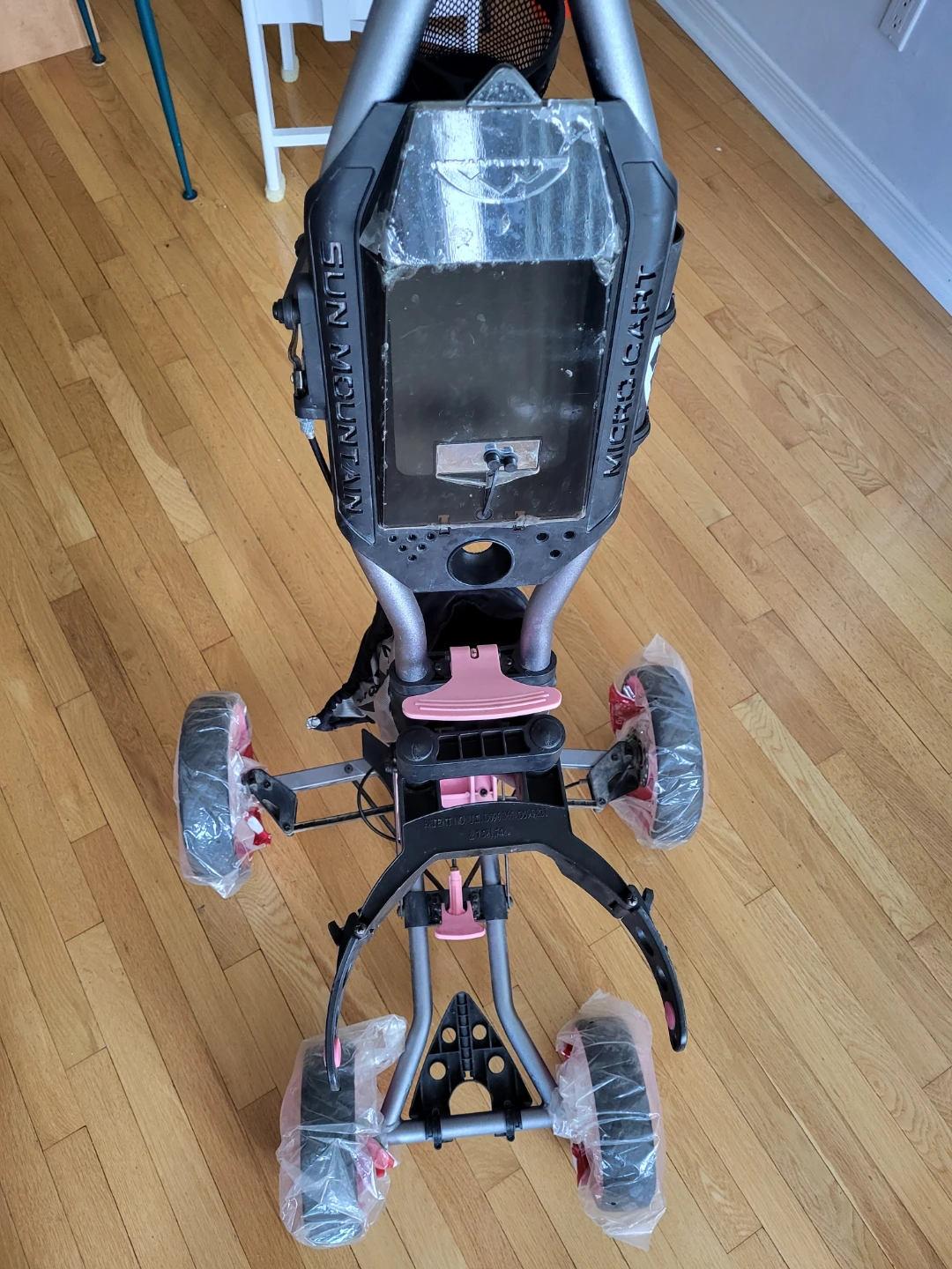 Sun Mountain Micro Cart Golf Push Cart - Pink - photo 2