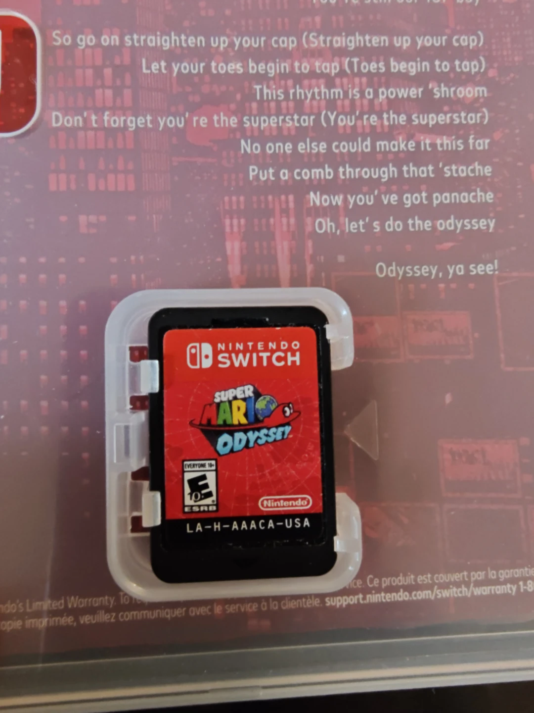 Nintendo Switch Super Mario Odyssey Game - photo 2