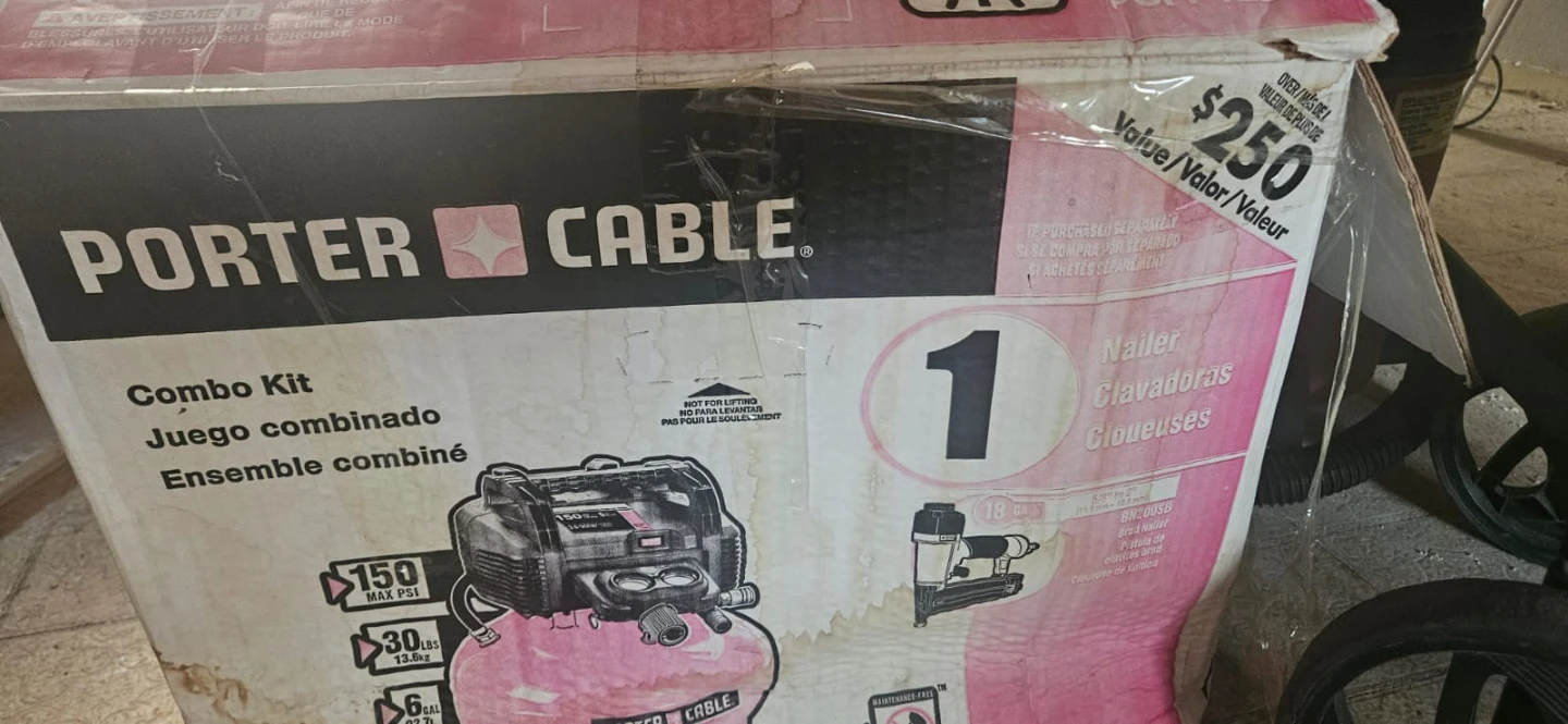 PORTER+CABLE Combo Kit Air Compressor with 2 Nailer - photo 3