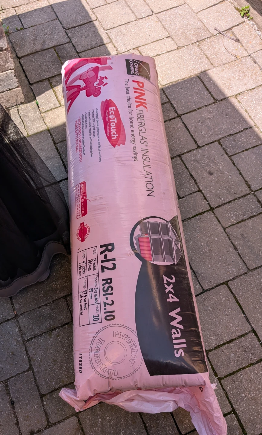 Owens Corning PINK Fiberglass Insulation R-12