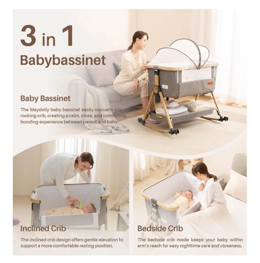 Maydolly 3-in-1 Baby Bassinet - photo 2