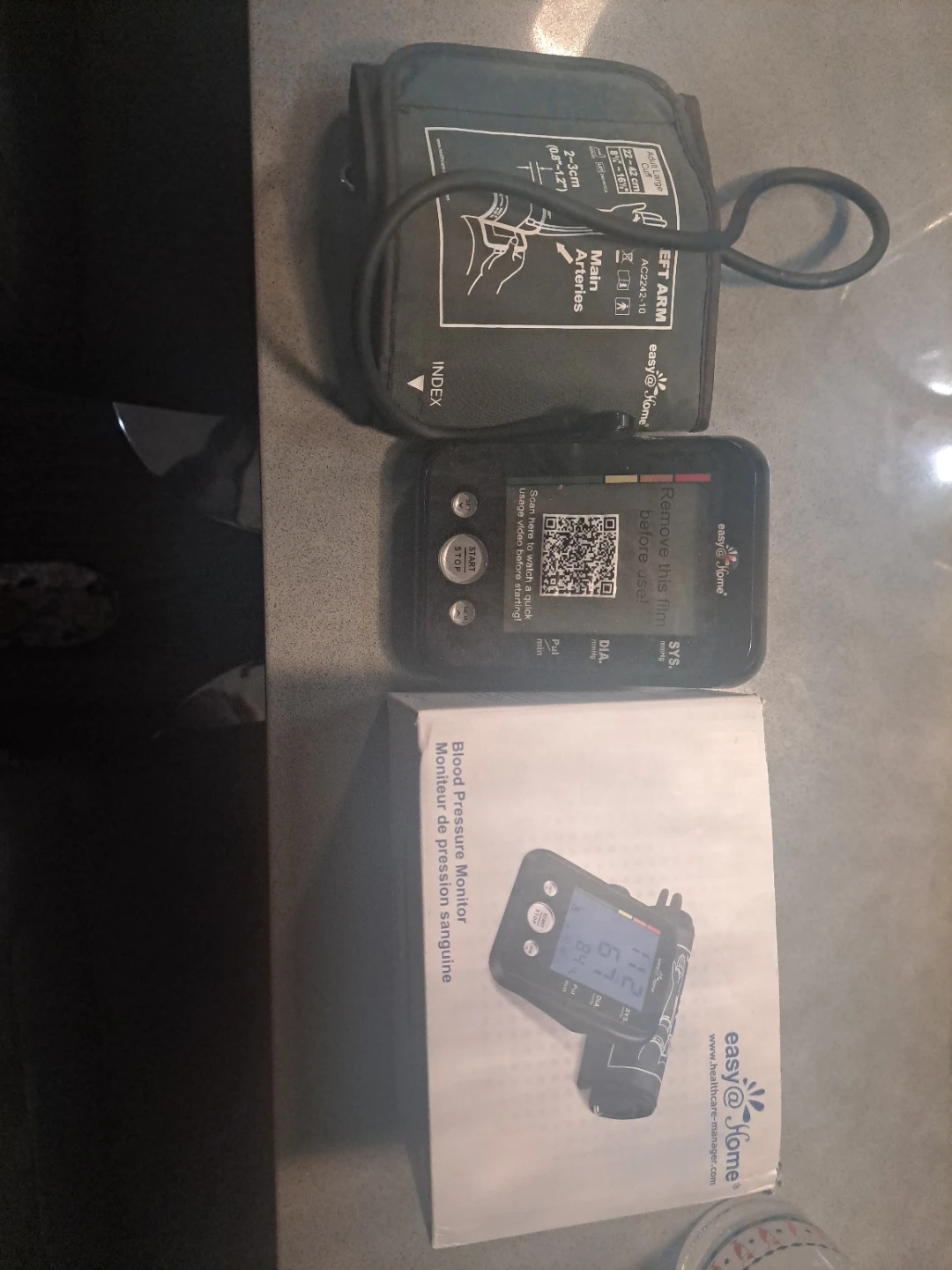 Easy@Home Blood Pressure Monitor