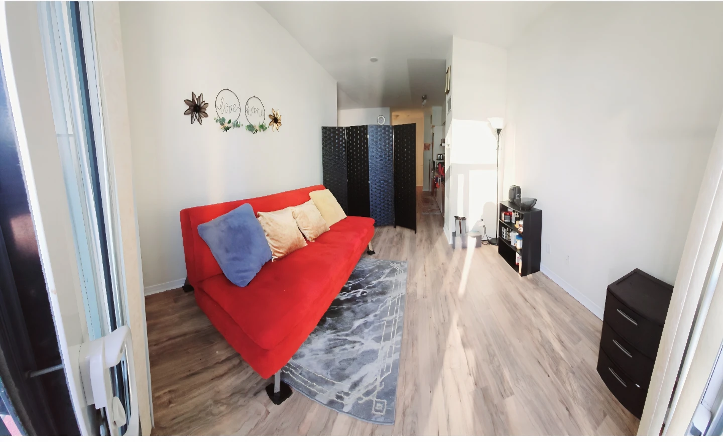 Red Sofa Bed Futon