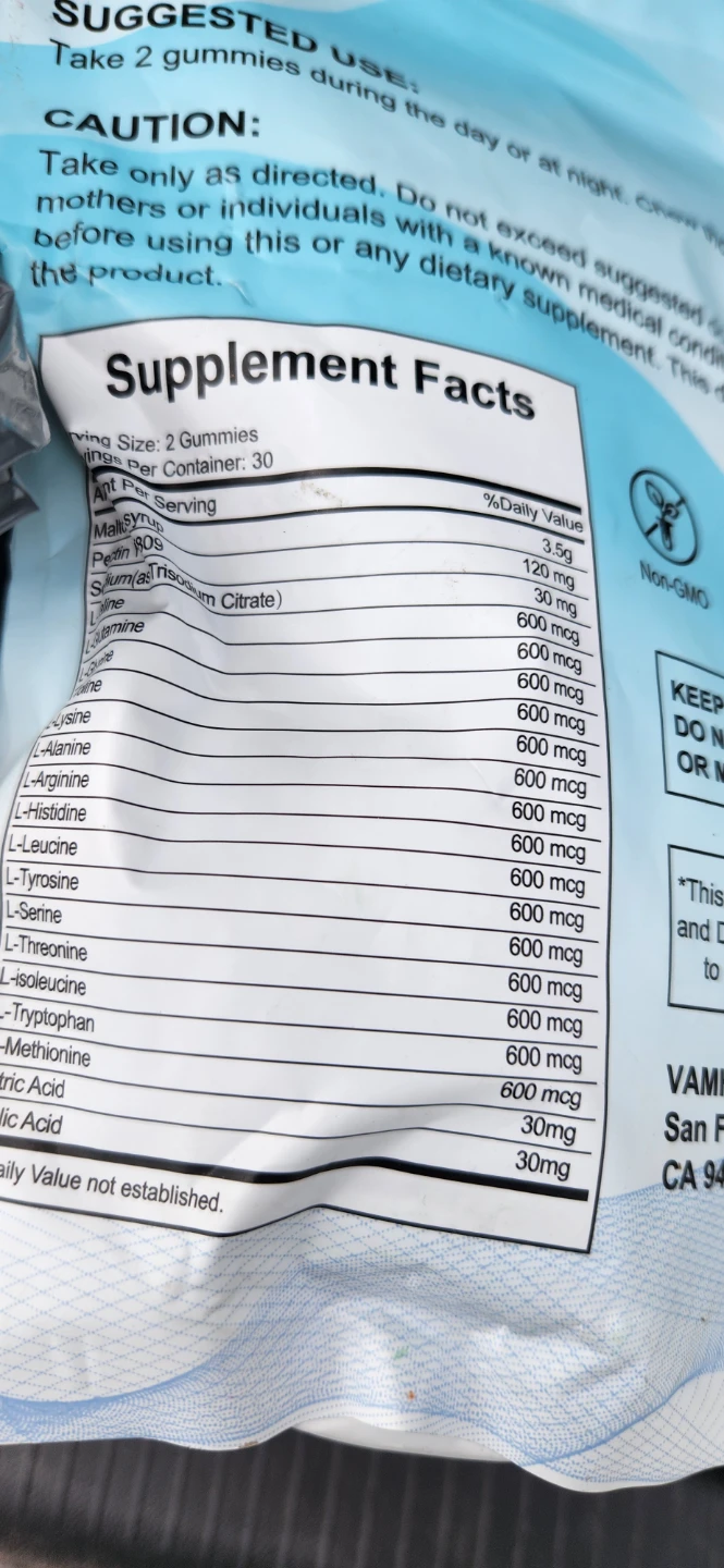 VAMHXNEEV 157 Gummies Dietary Supplement - Raspberry Flavor - photo 2