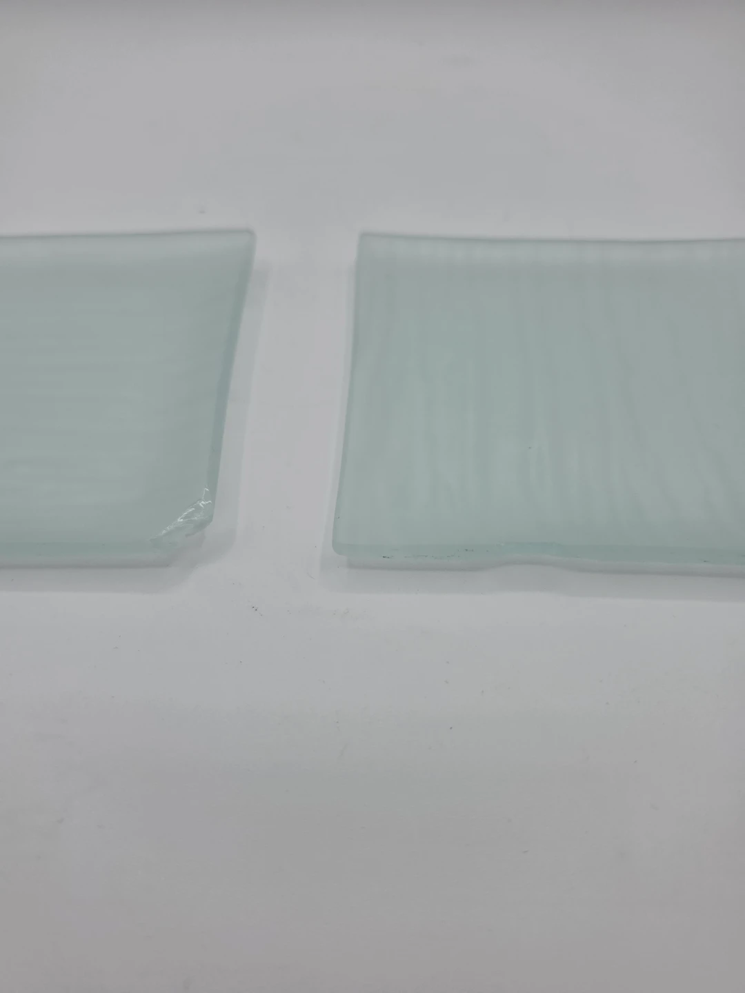 Set of 2 Frosted Glass Square Coasters - photo 2