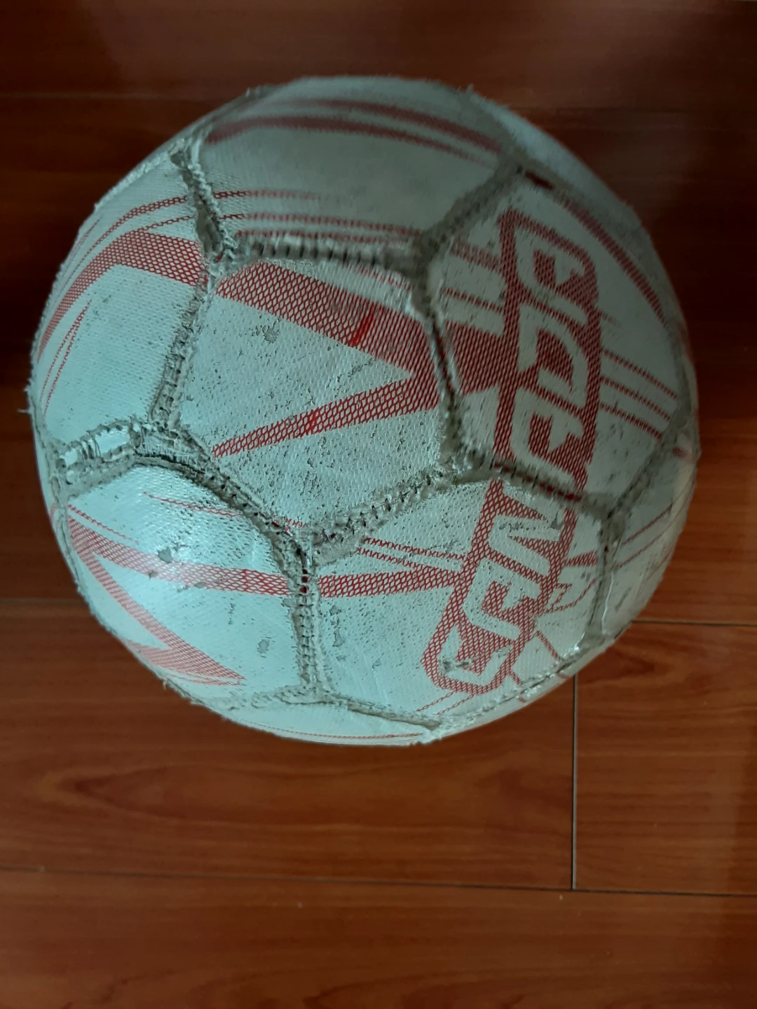 AYER Soccer Ball - White/Red