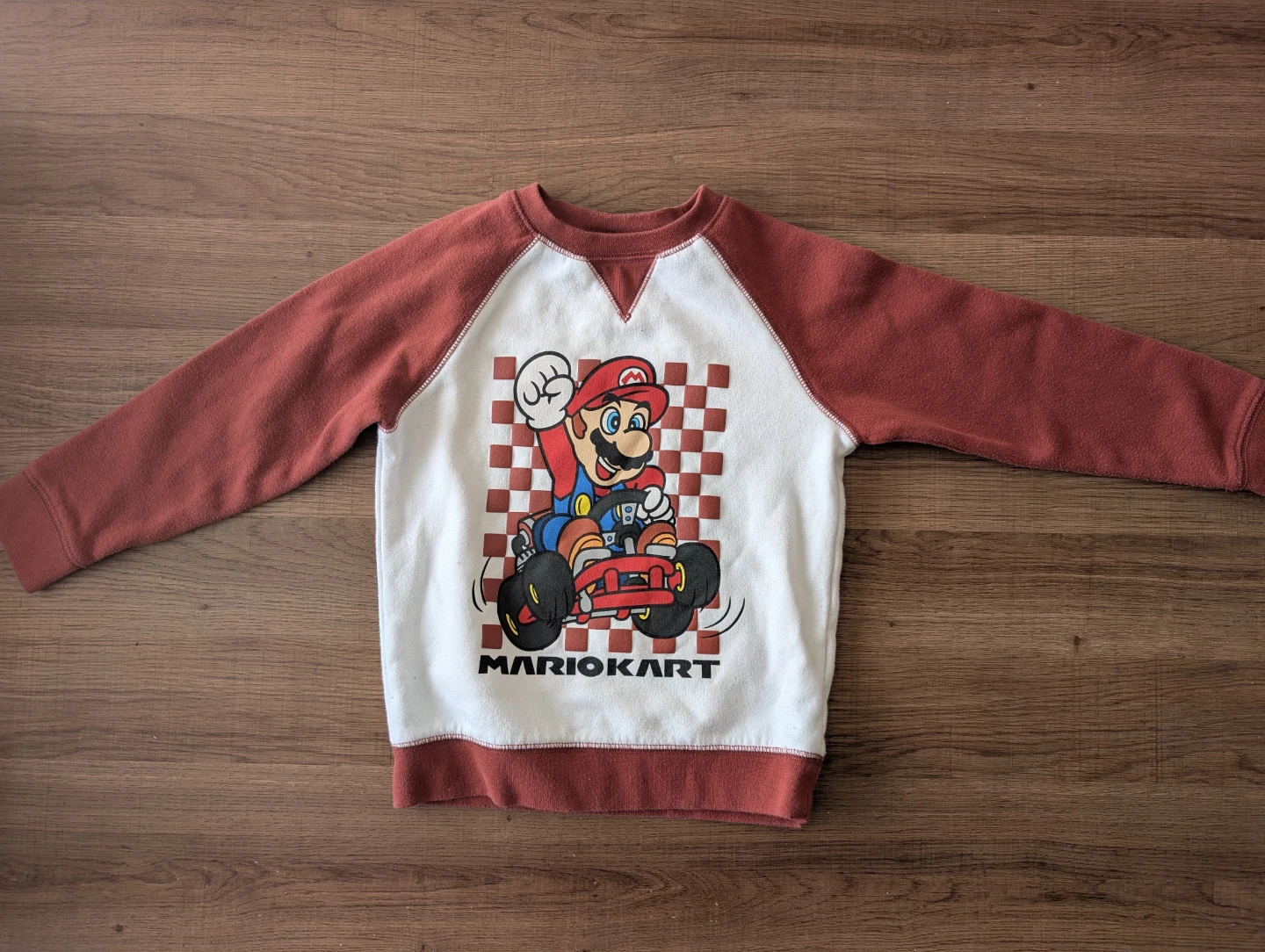 Kids Mario Kart Pullover Sweatshirt