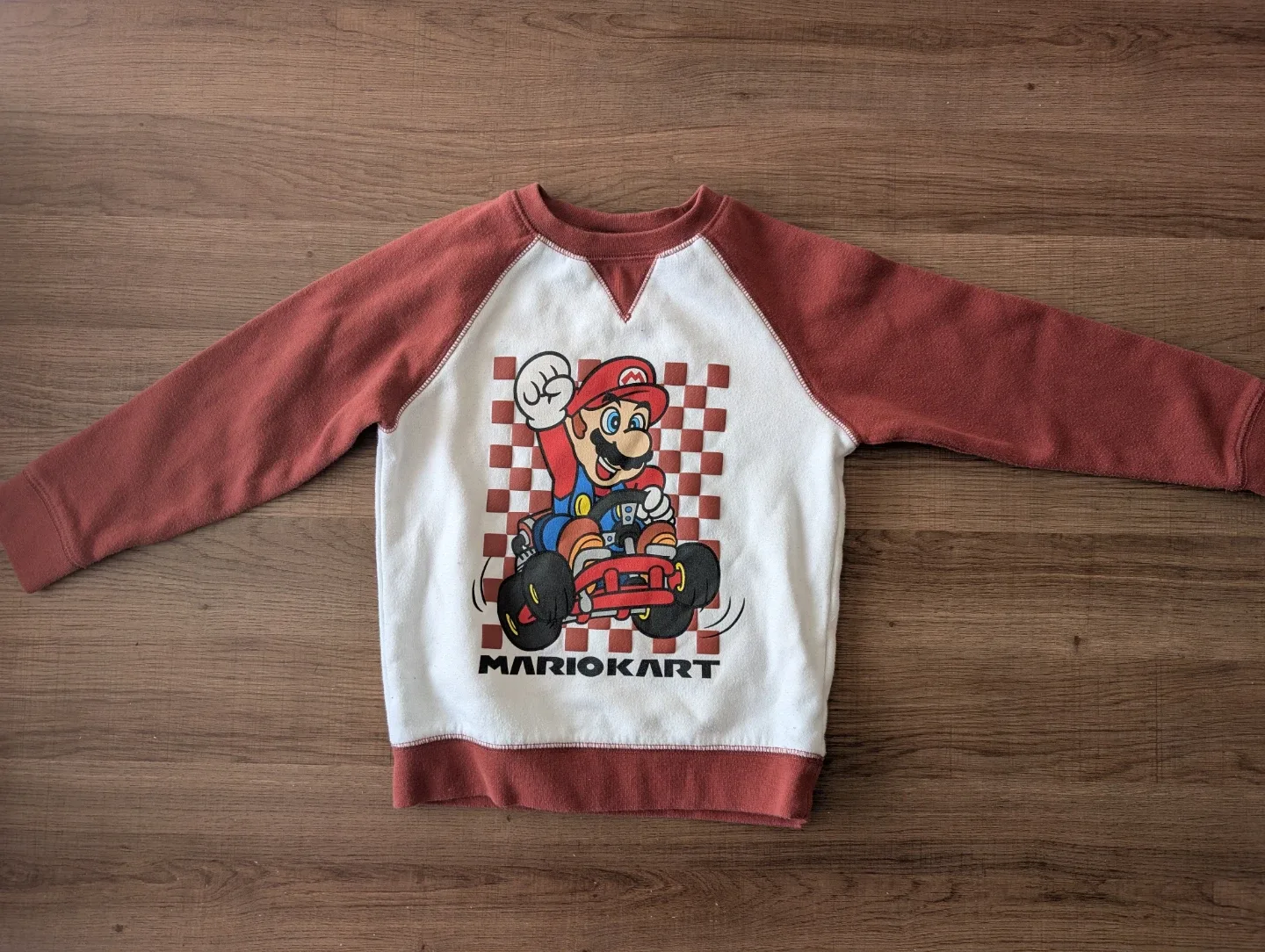 Kids Mario Kart Pullover Sweatshirt