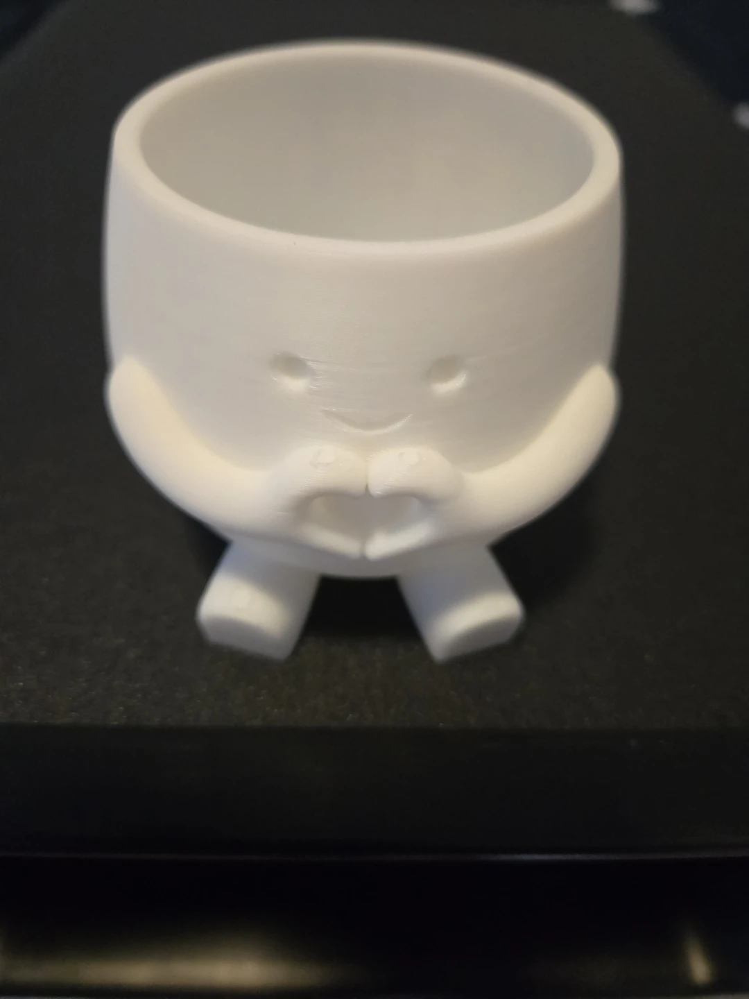 White Cute Planter Pot - photo 2