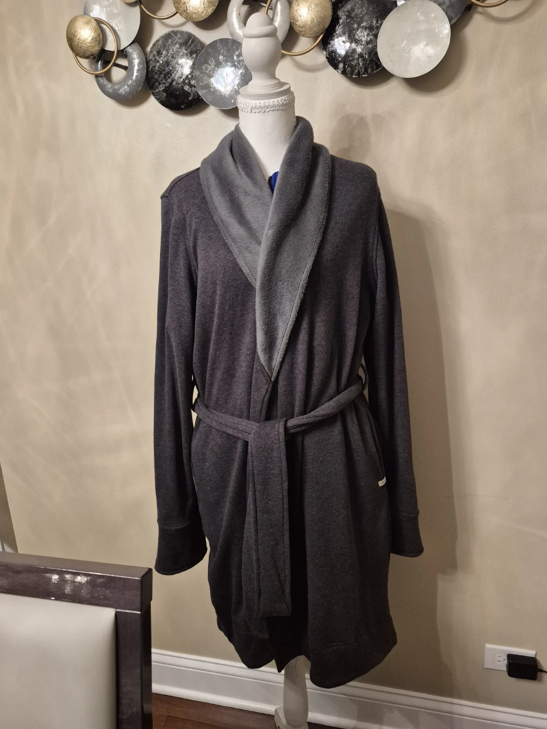 UGG Robe - Charcoal Grey - Size M