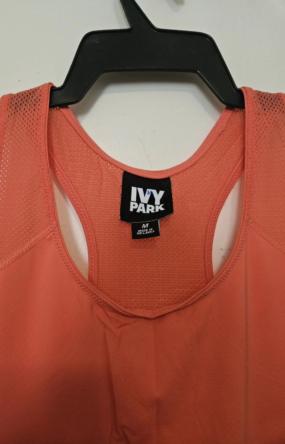 Ivy Park Coral Racerback Tank Top - Medium - photo 2