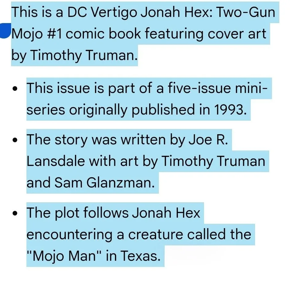 DC Vertigo Jonah Hex  Comic Books - photo 2