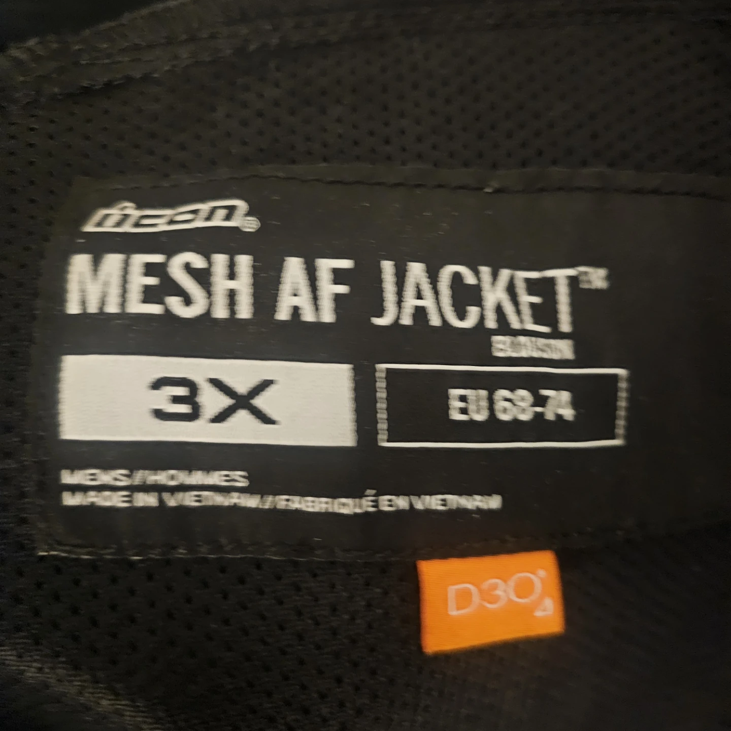 Leaving sale (make offer) : Icon Mesh AF Jacket - 3X - photo 2