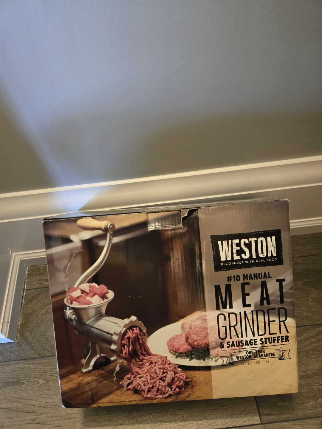 Weston #10 Manual Meat Grinder & Sausage Stuffer