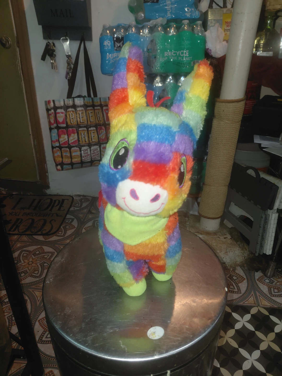 Plush Donkey Piñata Toy