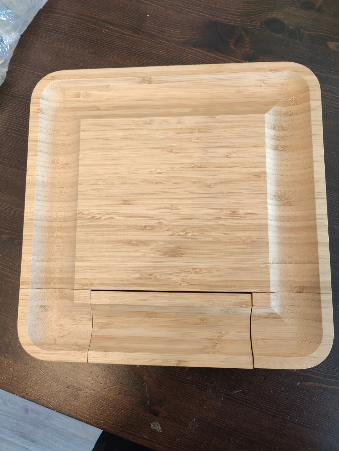 Bamboo Cheese Board and Cutlery Set - photo 3