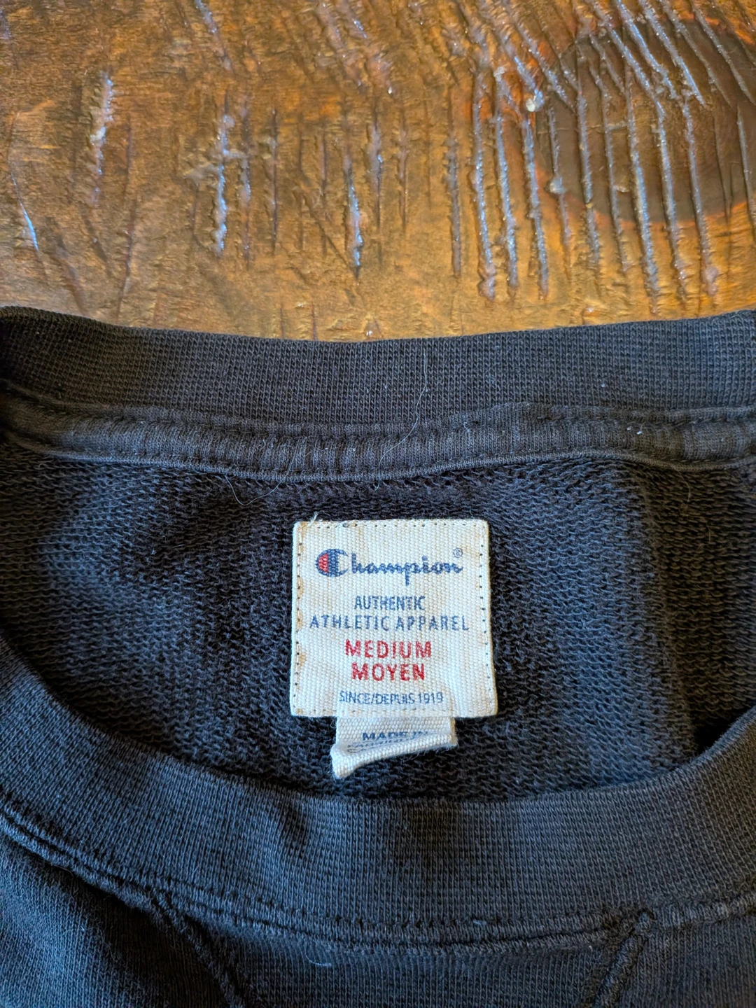 Champion Crewneck Sweatshirt Medium Black - photo 4