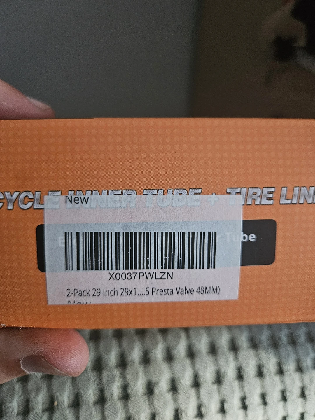 Never used. Bicycle Inner Tube + Tire Liner 2-Pack 29 Inch - photo 2