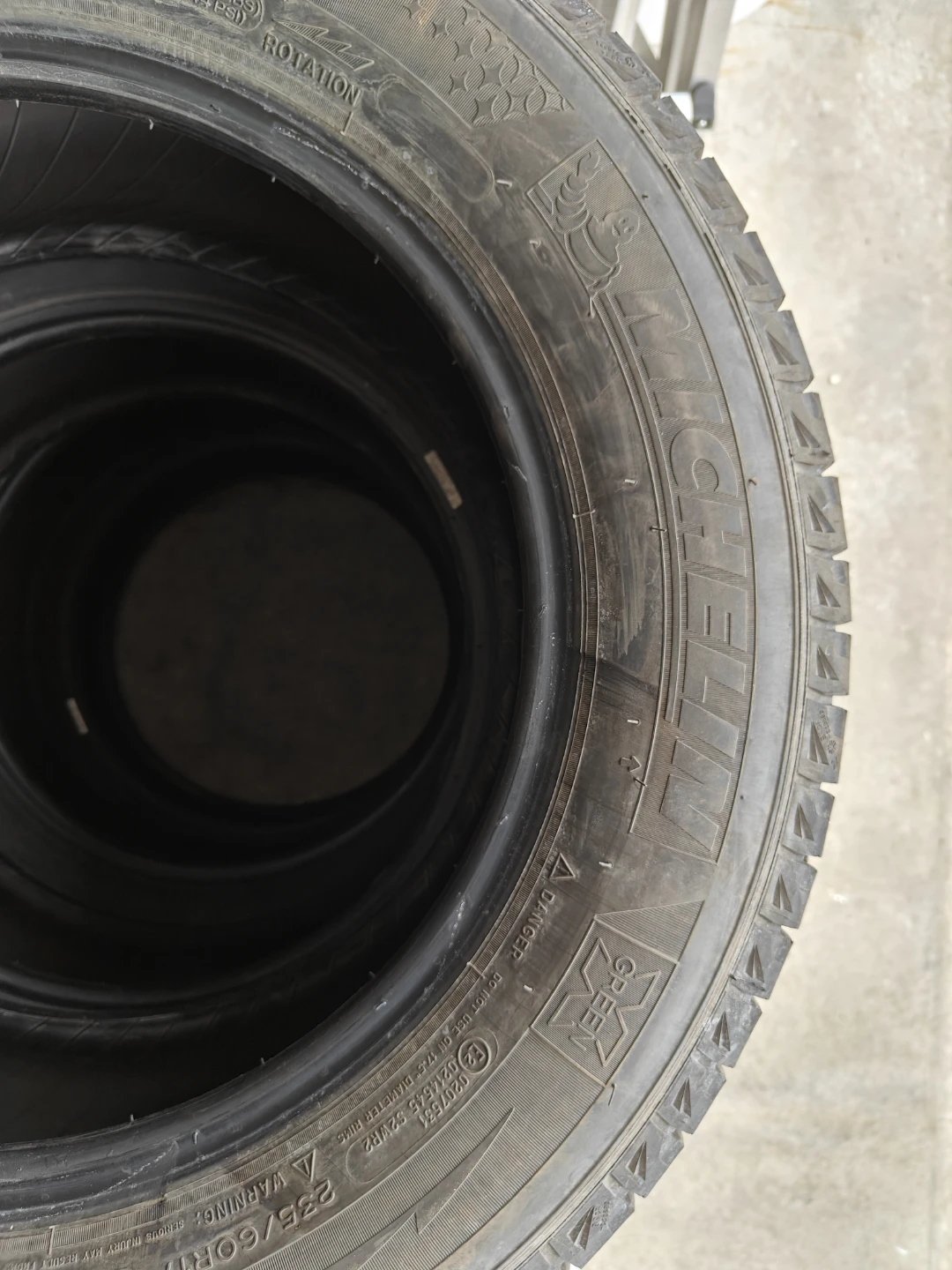 Michelin 235/60R17 Winter Tires - Set of 4 - photo 2