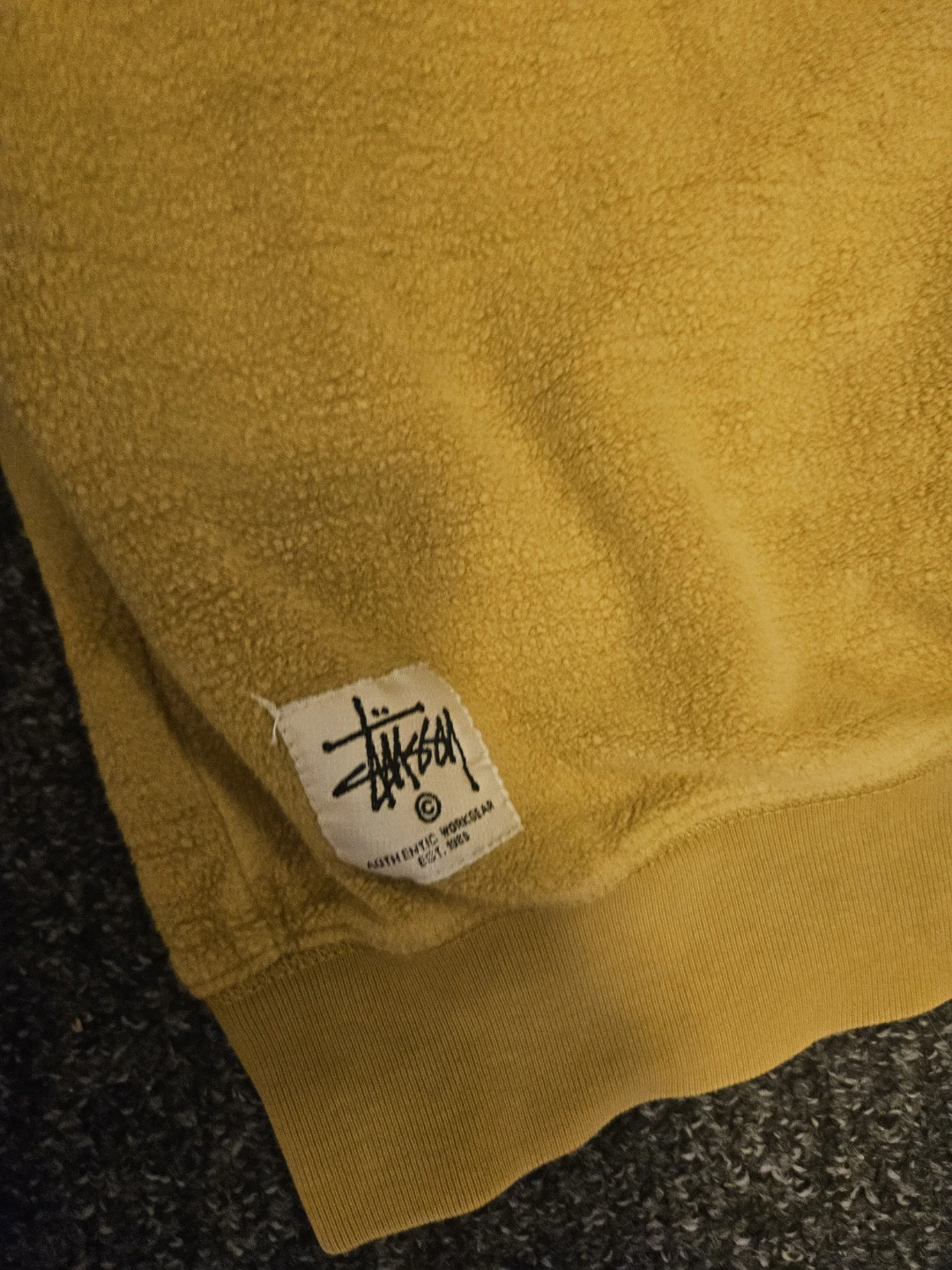 Stüssy Yellow Crewneck Sweatshirt - photo 2