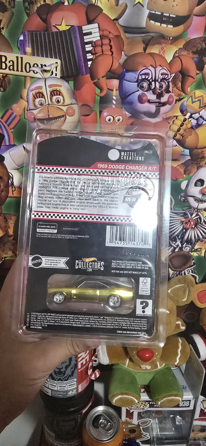 Hot Wheels Red Line 1969 Dodge Charger R/T Gold - photo 2
